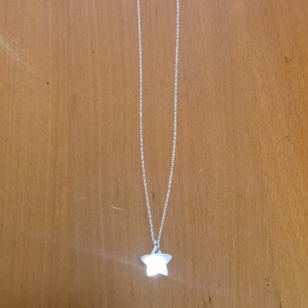Sterling Silver Star Chain - Picture 2 of 5